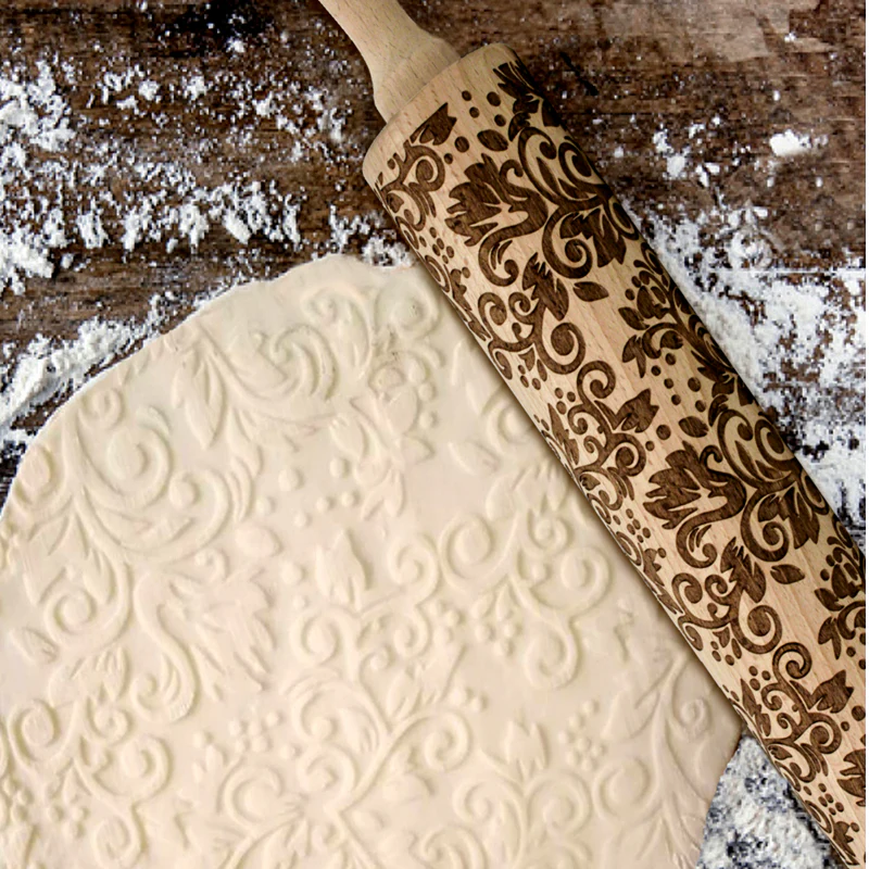 Danesco Embossed Rolling Pin - Image 2