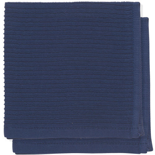Dishcloth Ripple Set/2- Indigo