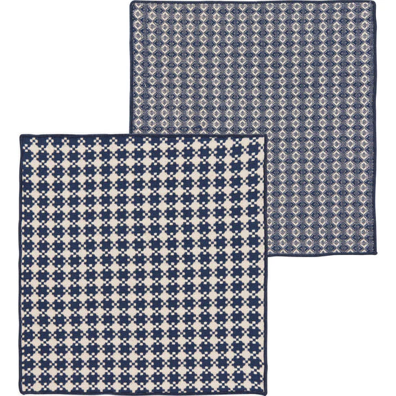 Dishcloths S/2 - Facet Midnight
