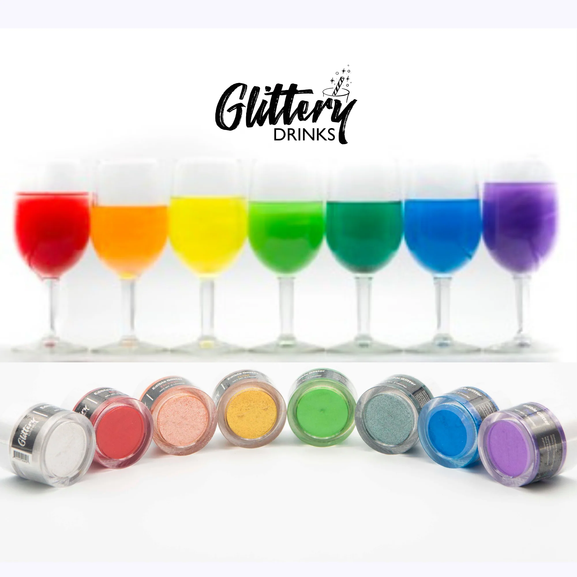Edible Shimmer Powder for Drinks - Silver