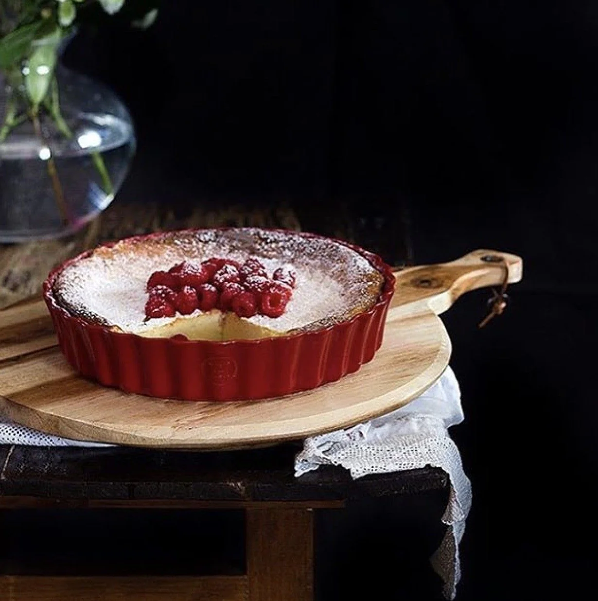 Emile Henry Argile Deep Flan 30cm 11.8" 2.5qt - Image 2