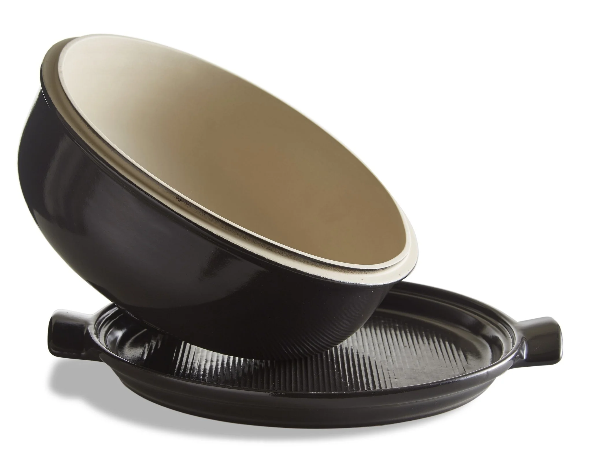 Emile Henry Fusain Bread Cloche Set - Image 3