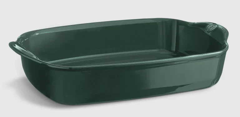 Emile Henry Large Rectangular Cedre Baking Dish - 42.5x28cm, 17x11", 4L