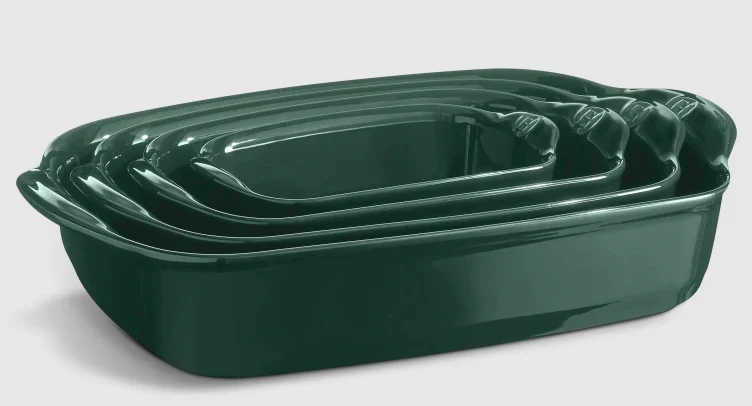 Emile Henry Large Rectangular Cedre Baking Dish - 42.5x28cm, 17x11", 4L - Image 4