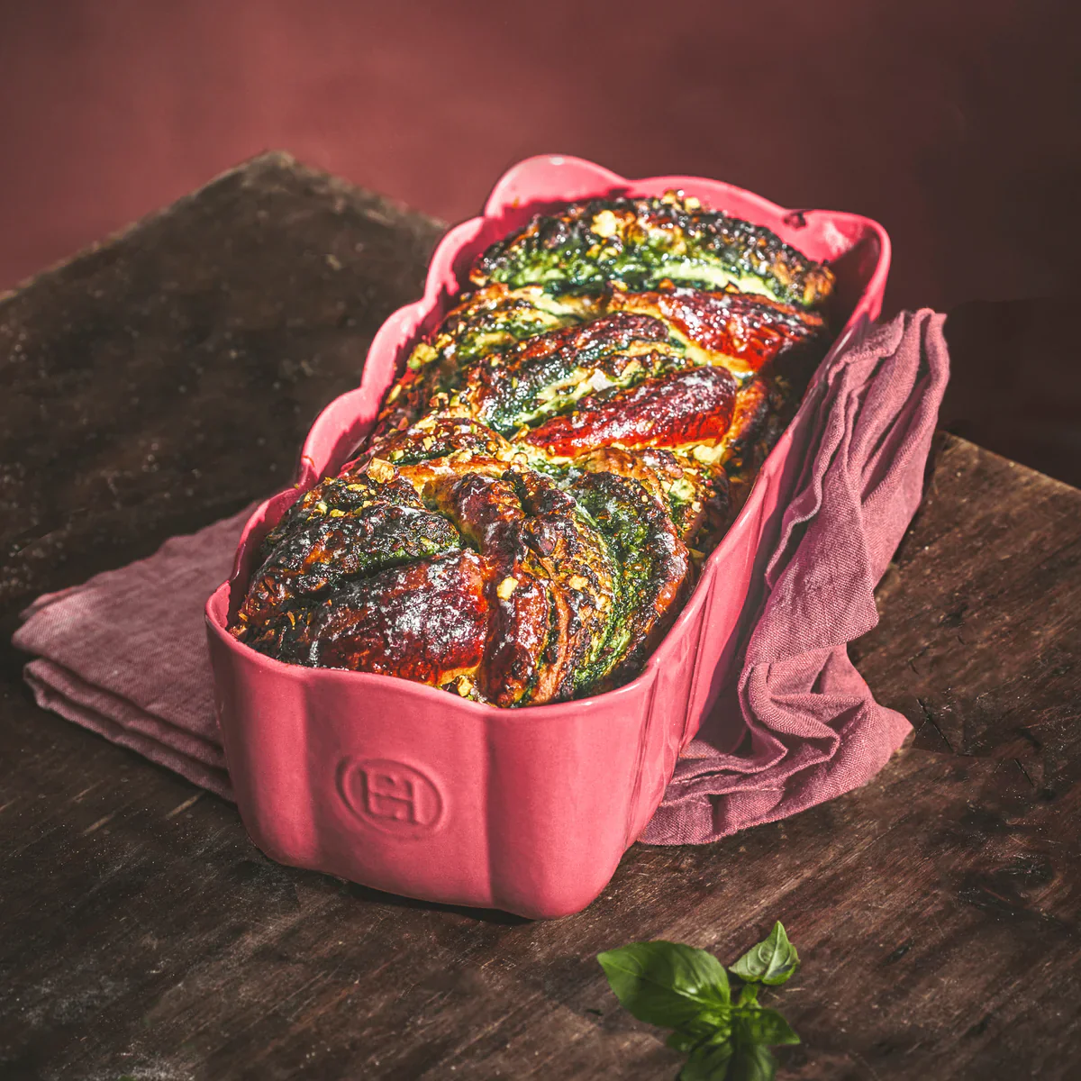 Emile Henry Madeleine Loaf Dish - Rose Candy - Image 2