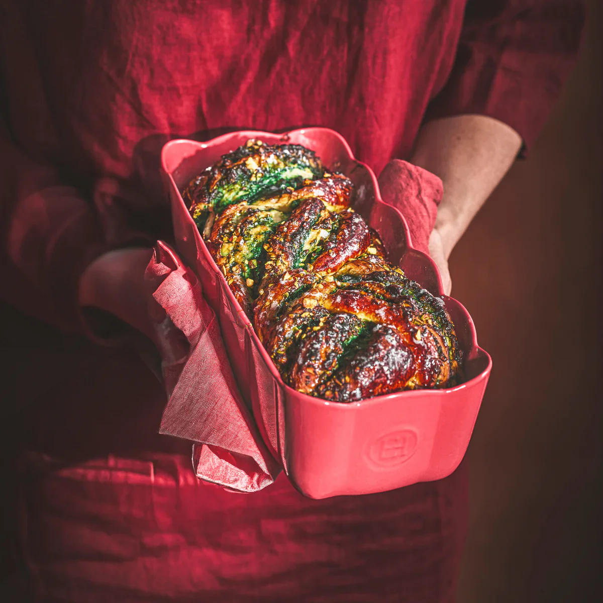 Emile Henry Madeleine Loaf Dish - Rose Candy - Image 4