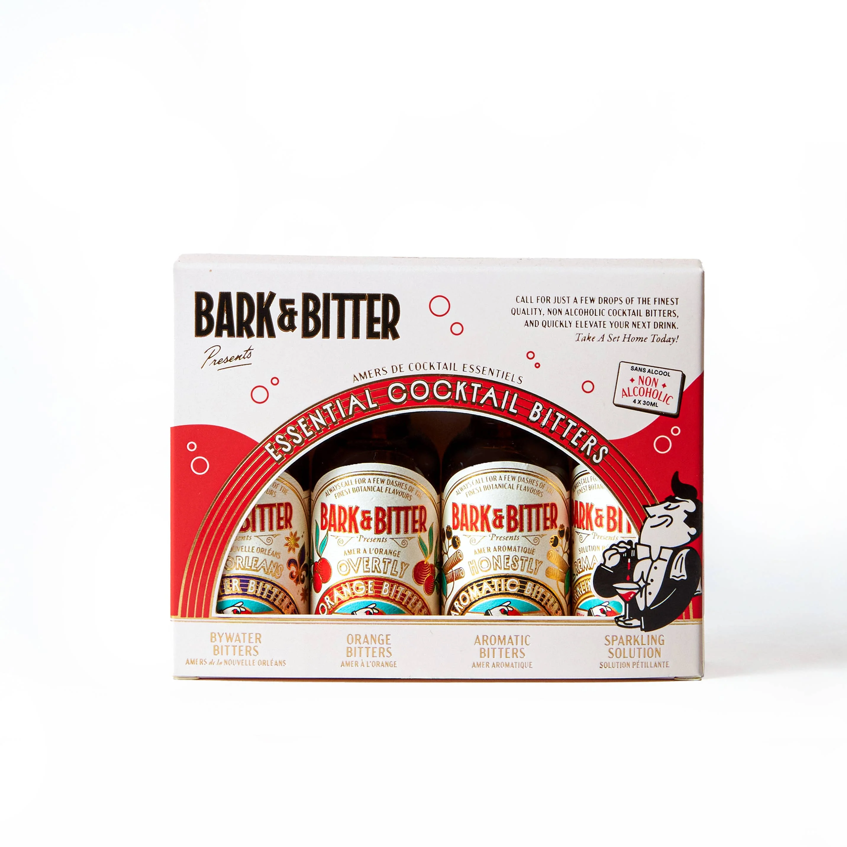 Essential Cocktail Bitters Sampler Kit (Alcohol-Free)