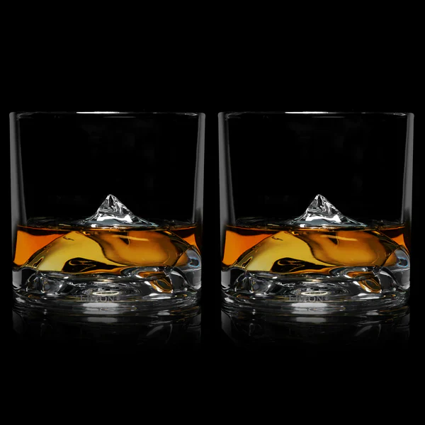 Everest Crystal Whiskey Glasses (Set of 2) - Image 4