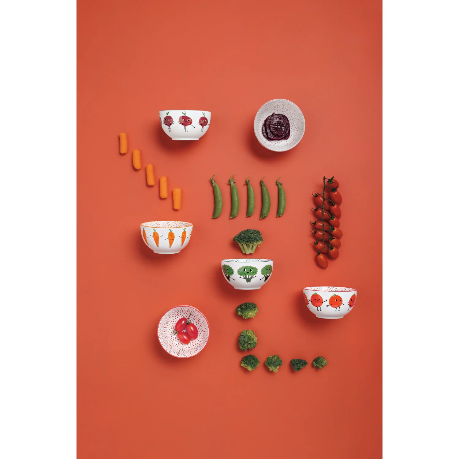 EveryDay Bowl Set/4 - Funny Food - Image 2