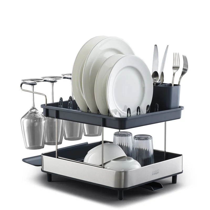 Excel⢠Steel 2-tier Dish Rack - Joseph Joseph
