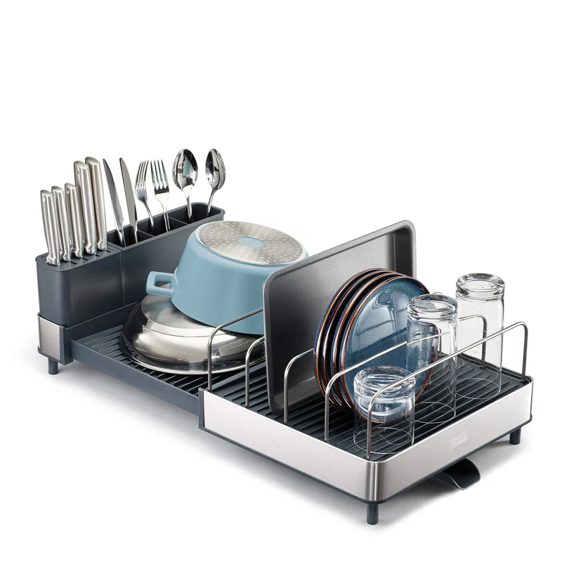 Extend™ Max Steel Dish Rack - Joseph Joseph
