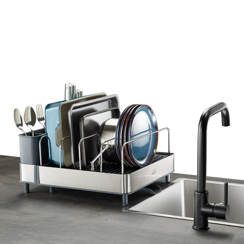 Extend™ Max Steel Dish Rack - Joseph Joseph - Image 2