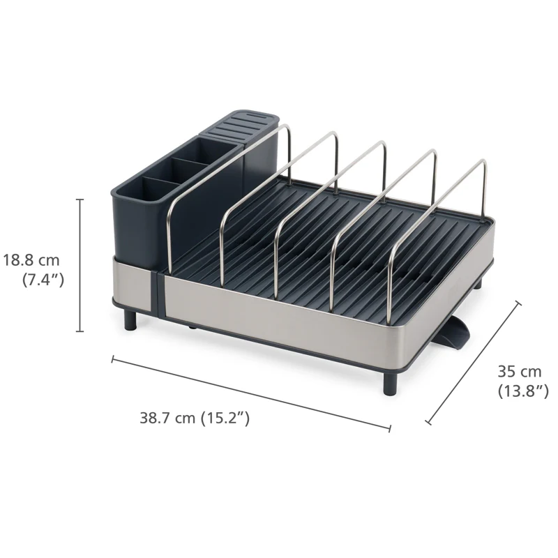 Extend™ Max Steel Dish Rack - Joseph Joseph - Image 5