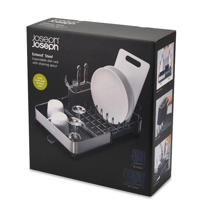 Extend™ Steel Expandable Dish Rack - Joseph Joseph - Image 5