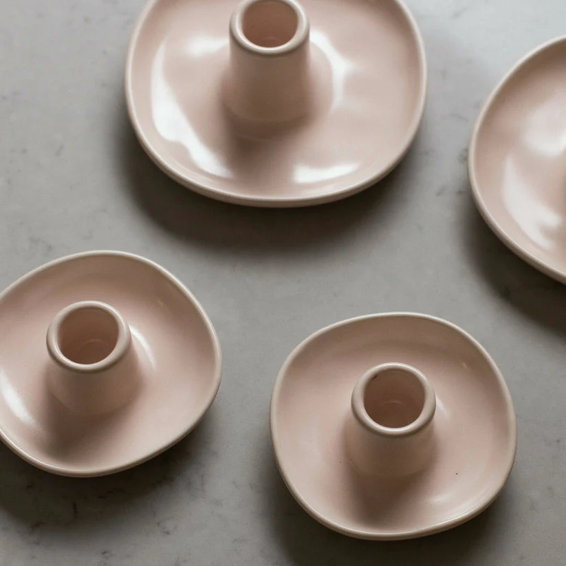 Fable The Candle Holders - Large - Blush Pink - Image 2