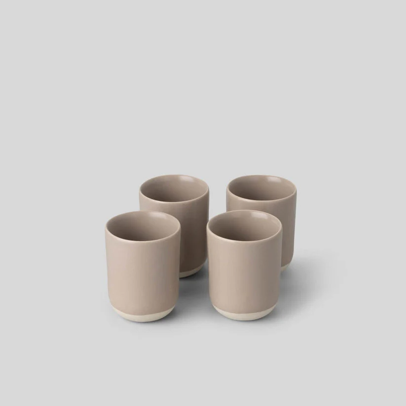 Fable The Cappuccino Cups 4pc - Desert Taupe - Image 2