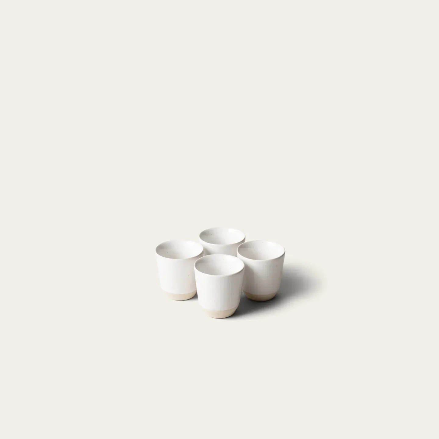 Fable The Espresso Cups 4pc - Speckled White - Image 5