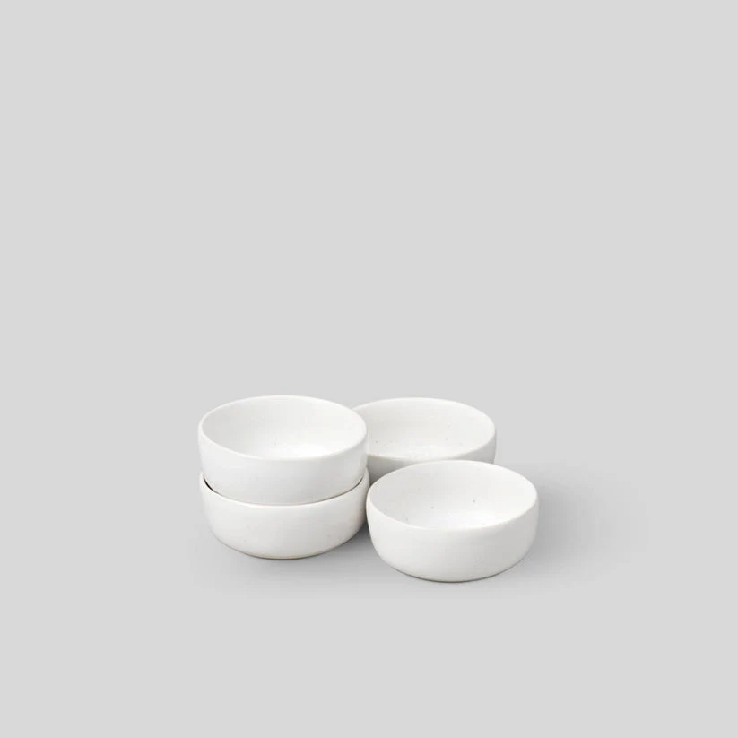 Fable The Everything Bowls 4pc - Speckled White - Image 2