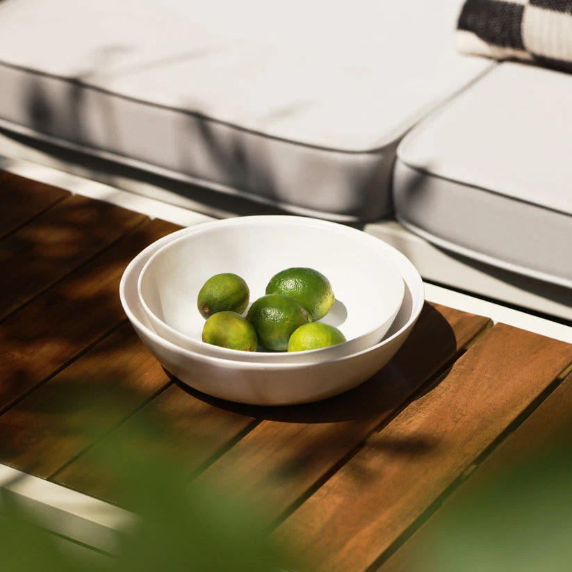 Fable The Low Serving Bowls 2pc - Cloud White - Image 4
