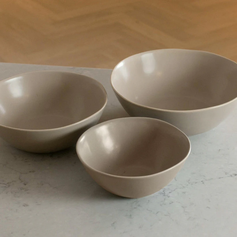 Fable The Nested Serving Bowls 3pc - Cloud White - Image 2