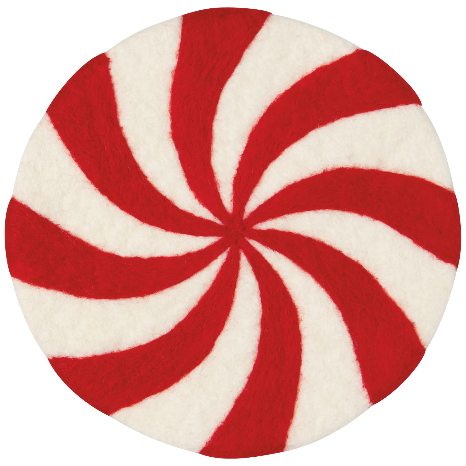 Felt Wool Trivet - Merry Mints Christmas