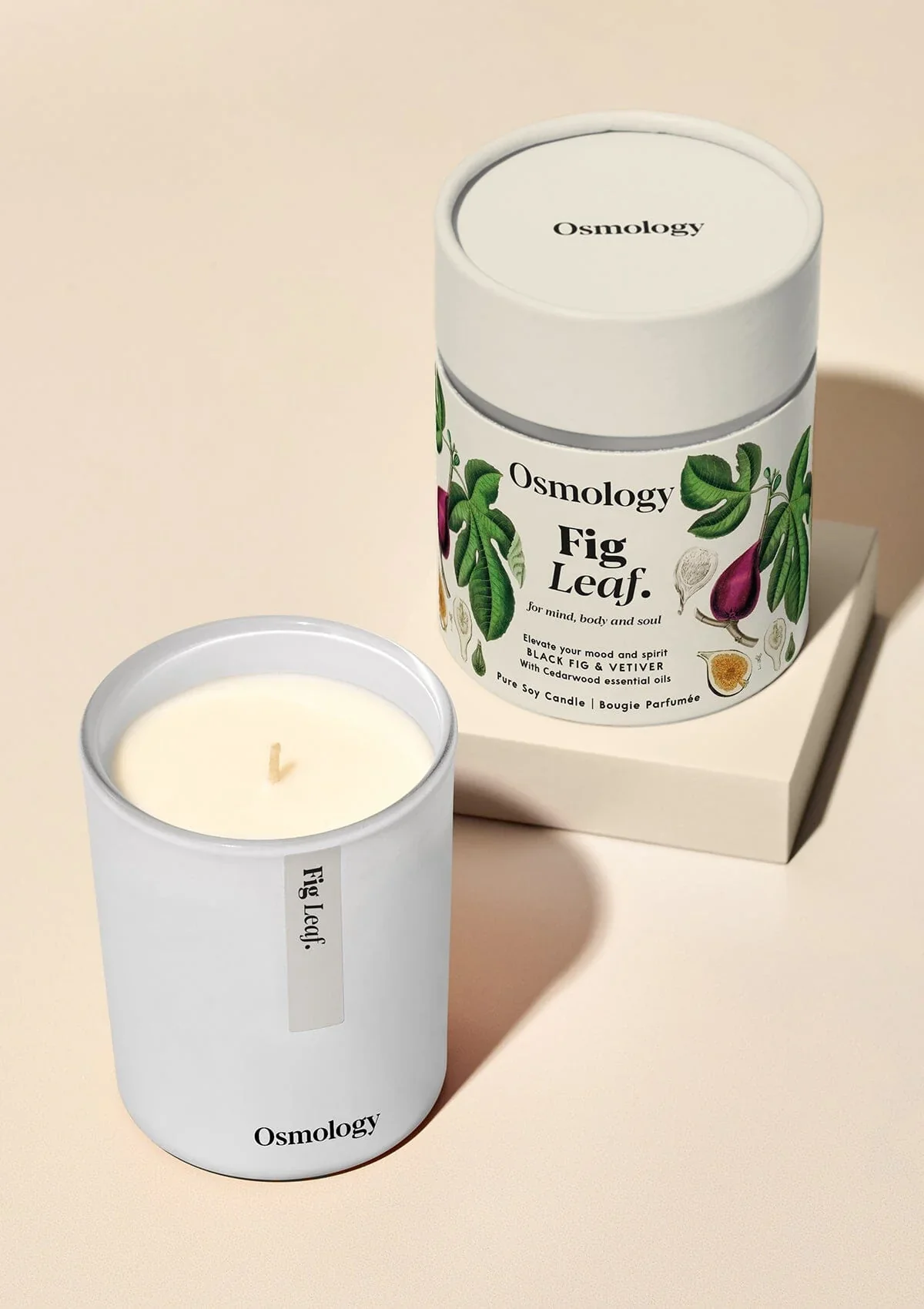 Fig Leaf 7 oz Candle - Black Fig Vetiver and Cedarwood (40% off at checkout) - Image 2