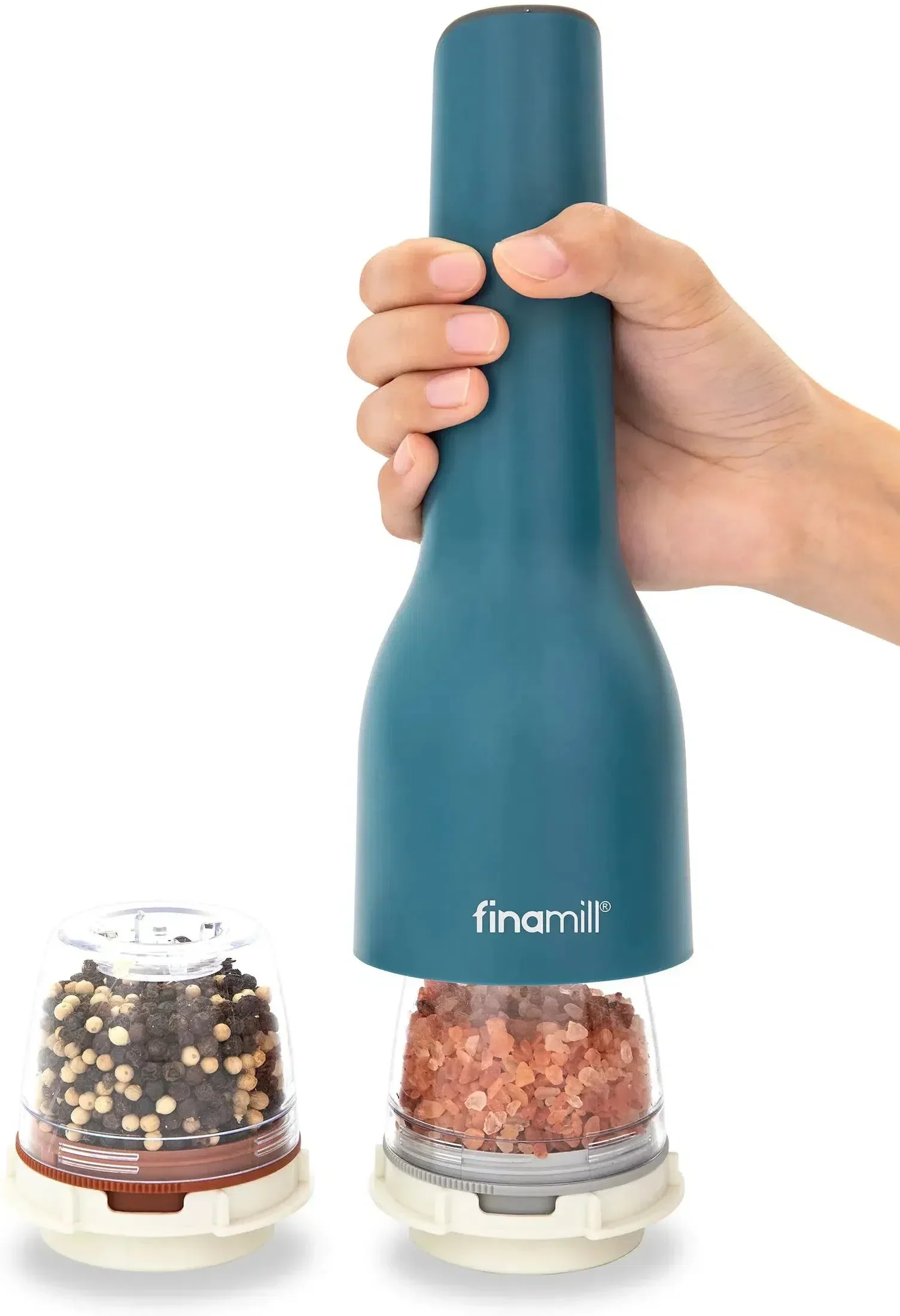 FinaMill Grinder - Ocean Blue (USB rechargeable) - Image 2