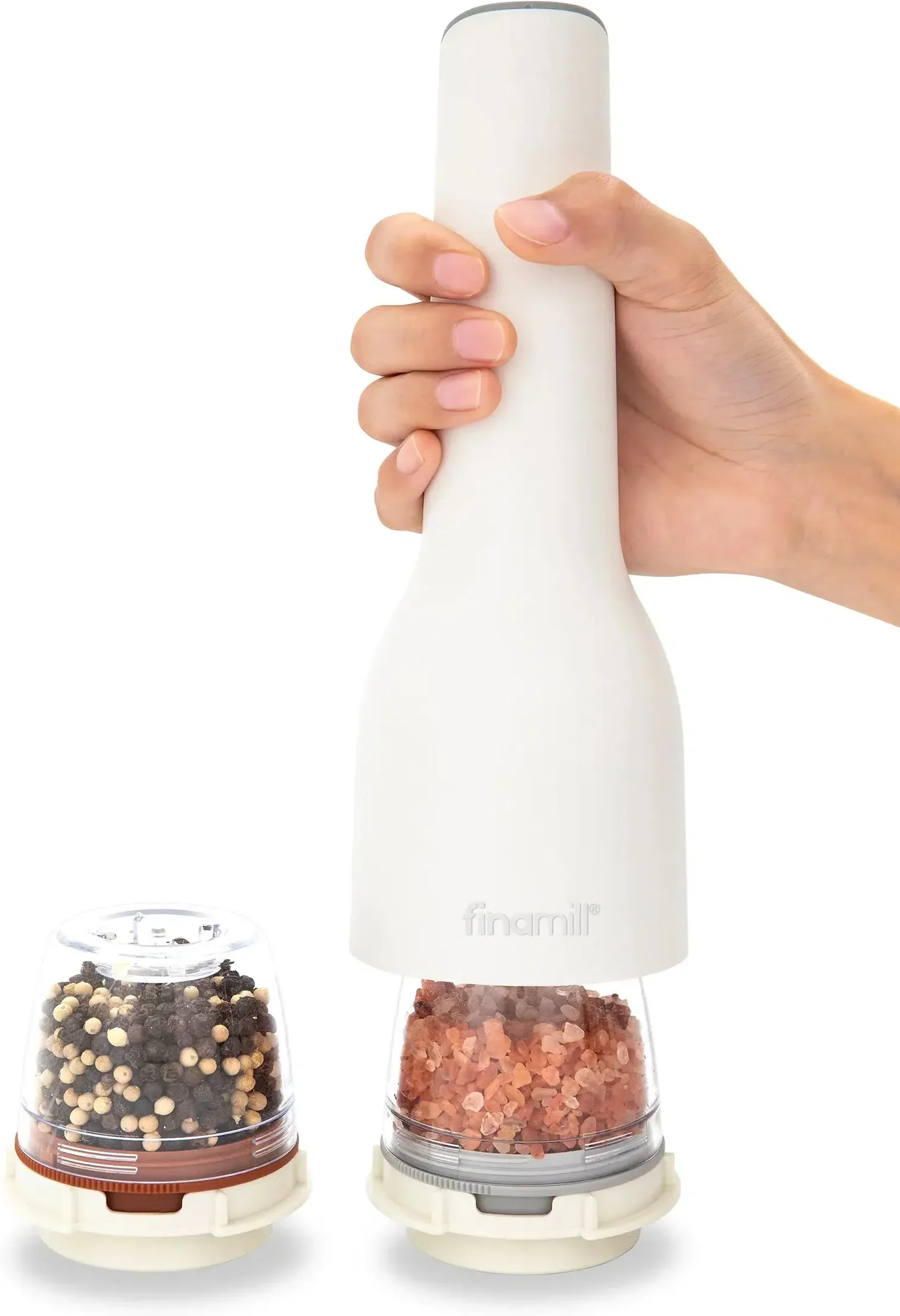FinaMill Grinder - Soft Cream with ProPlus & Peppercorn Pods (battery operated) - Image 2