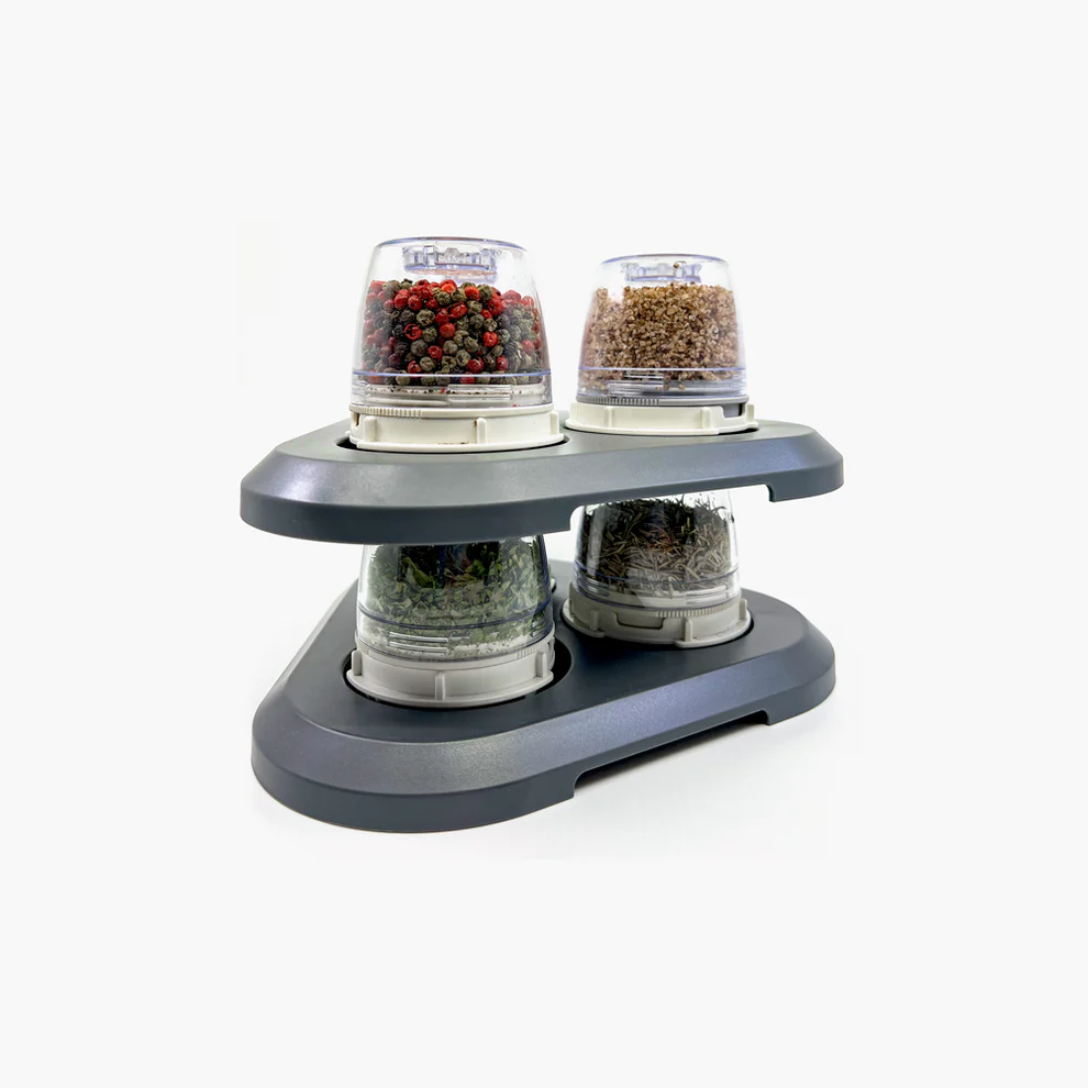 FinaMill Stackable Triangular Tray Grey - for FinaPods - Image 3
