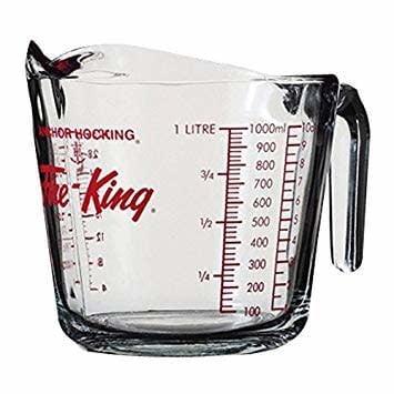 Fire King 4-Cup Measuring Cup - Anchor Hocking