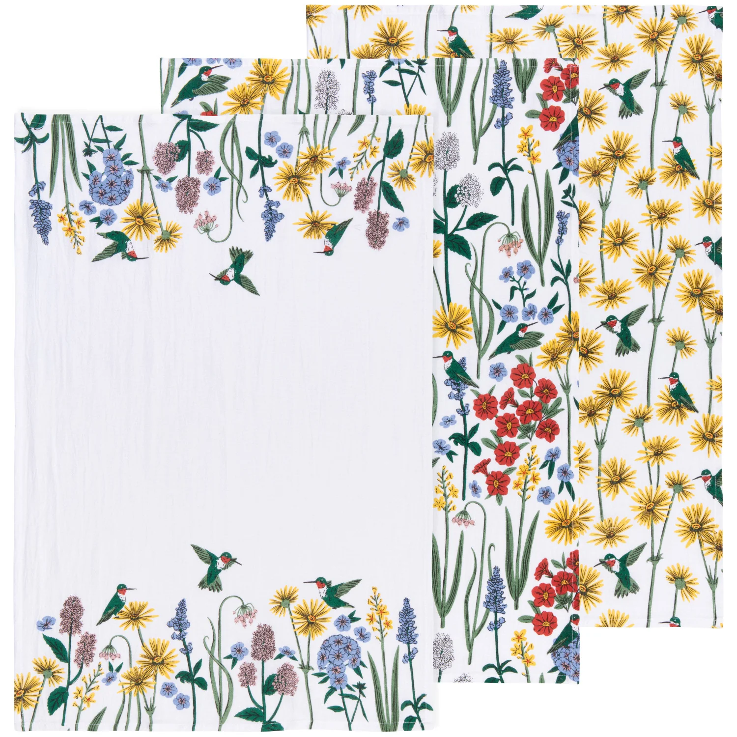 Floursack Dishtowel Set/3 - Hummingbird