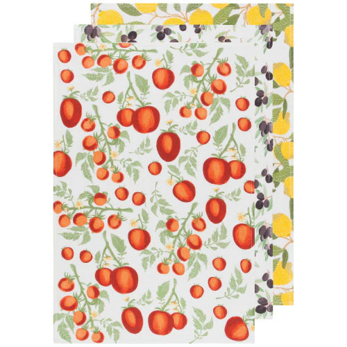 Floursack Dishtowel Set/3 - Mediterranean