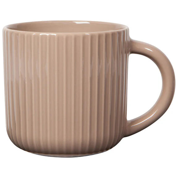 Fluted Mug 22oz - Driftwood