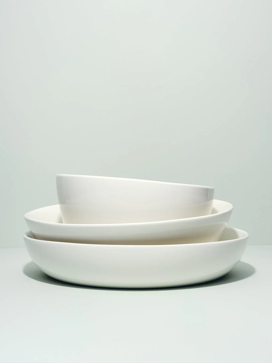 førs deep serving bowl - white - Image 3