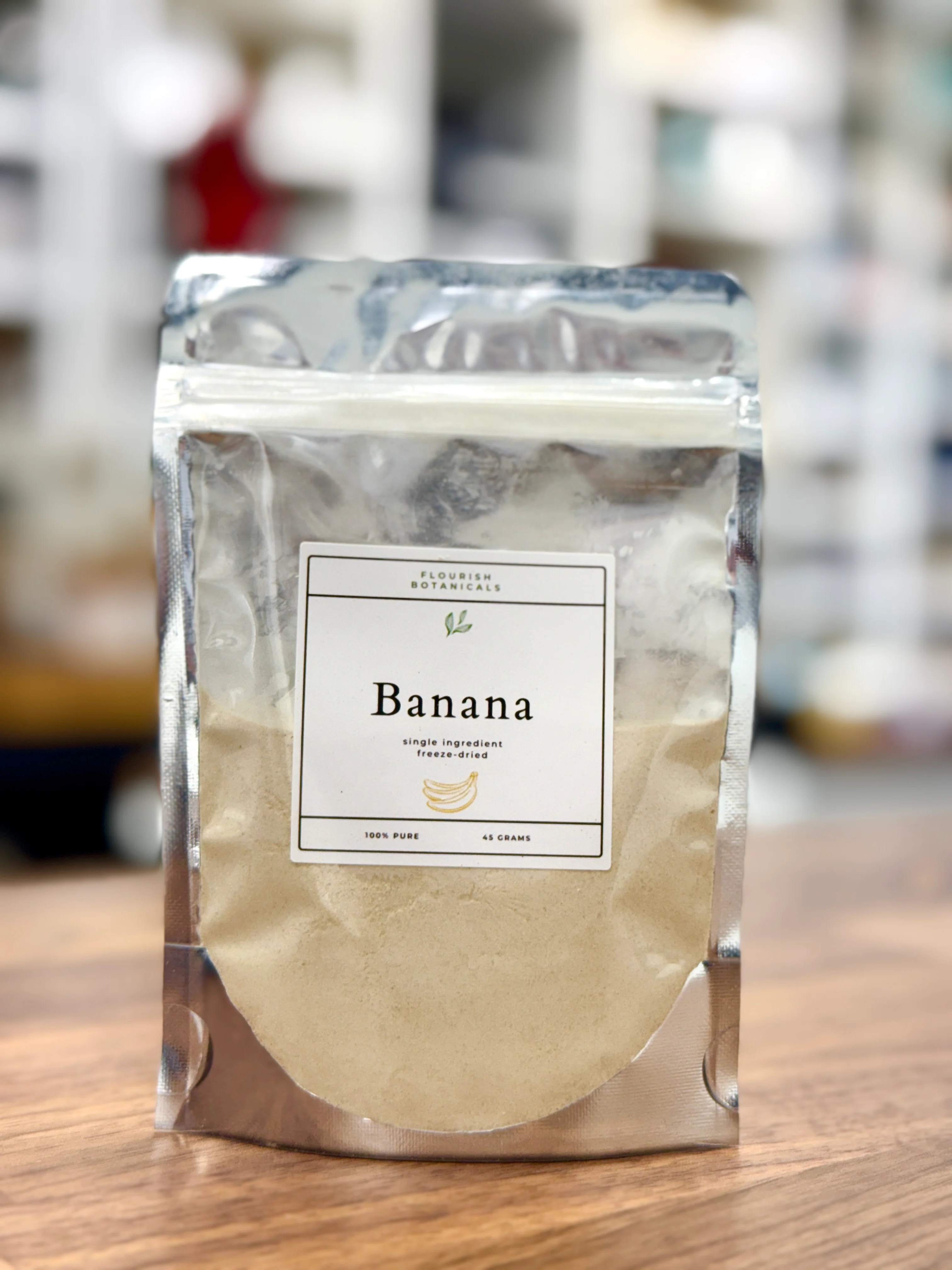 Freeze Dried Banana Powder - 45g - Flourish Botanicals