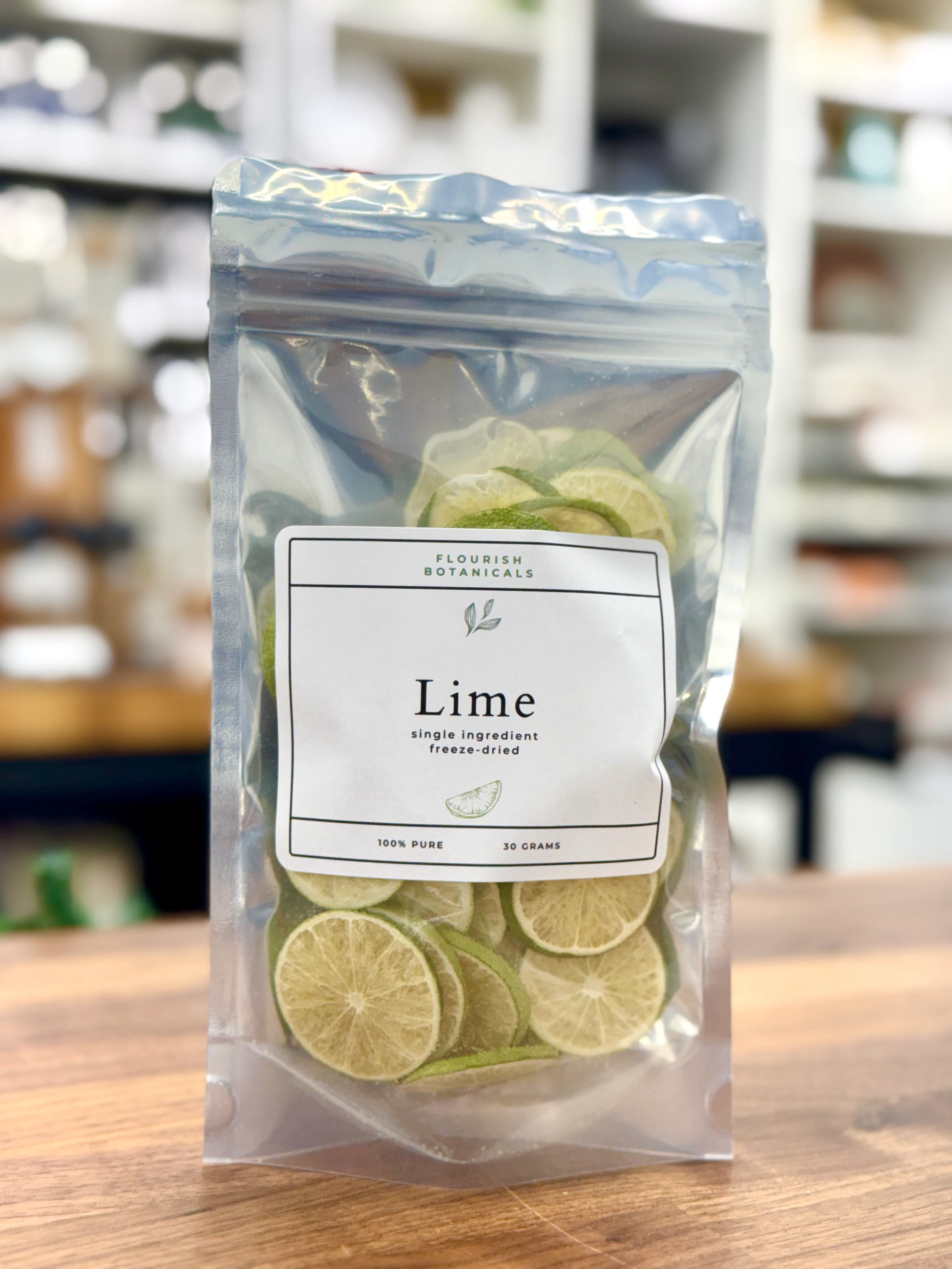 Freeze Dried Lime Slices - 25g