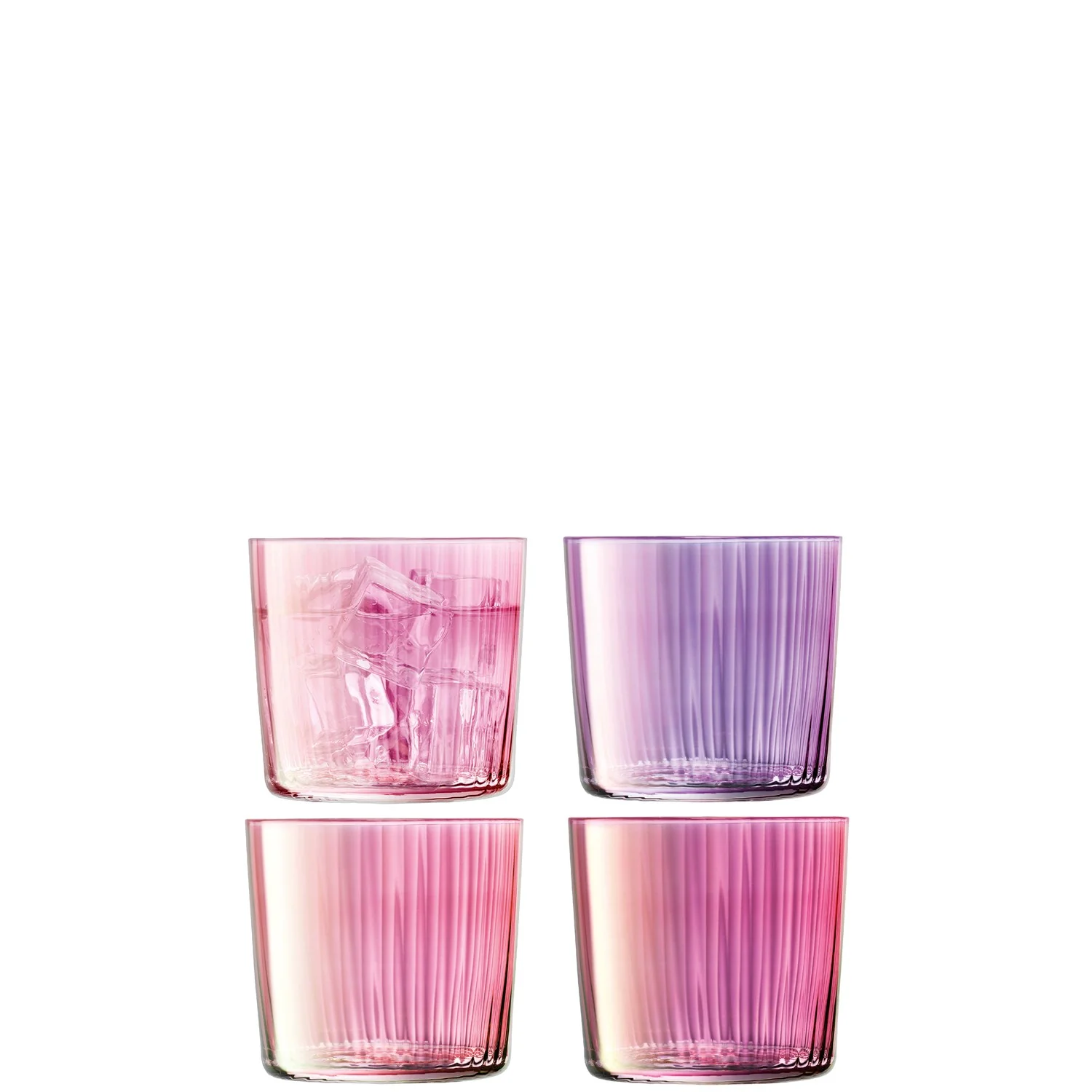 Gems Tumbler 310ml Assorted Garnet S/4