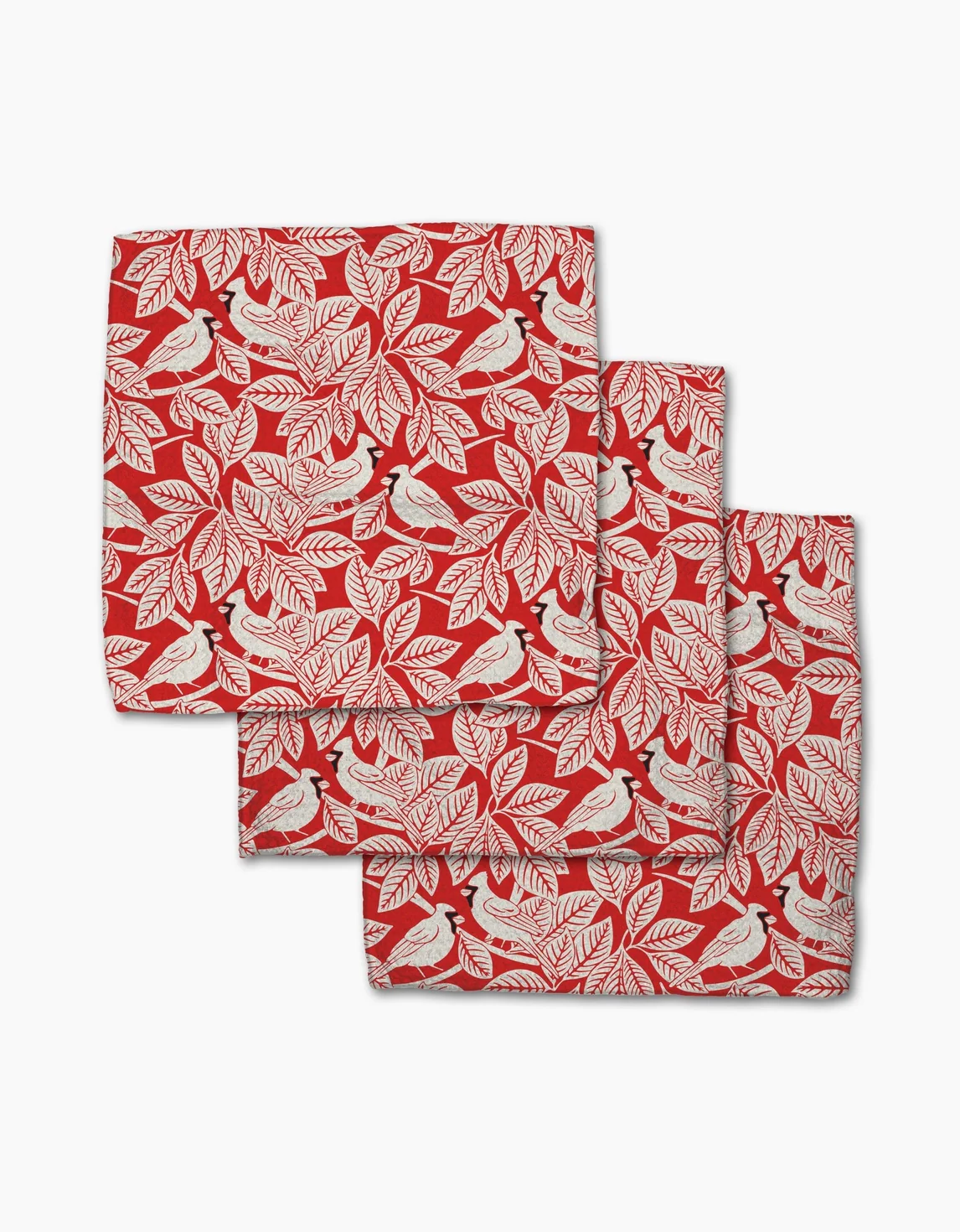 Geometry Cardinal Canopy Dishcloth S/3