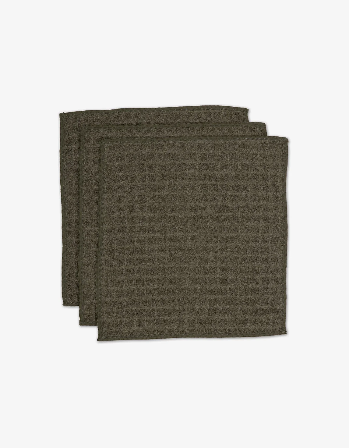 Geometry Forest Waffle Washcloth Set
