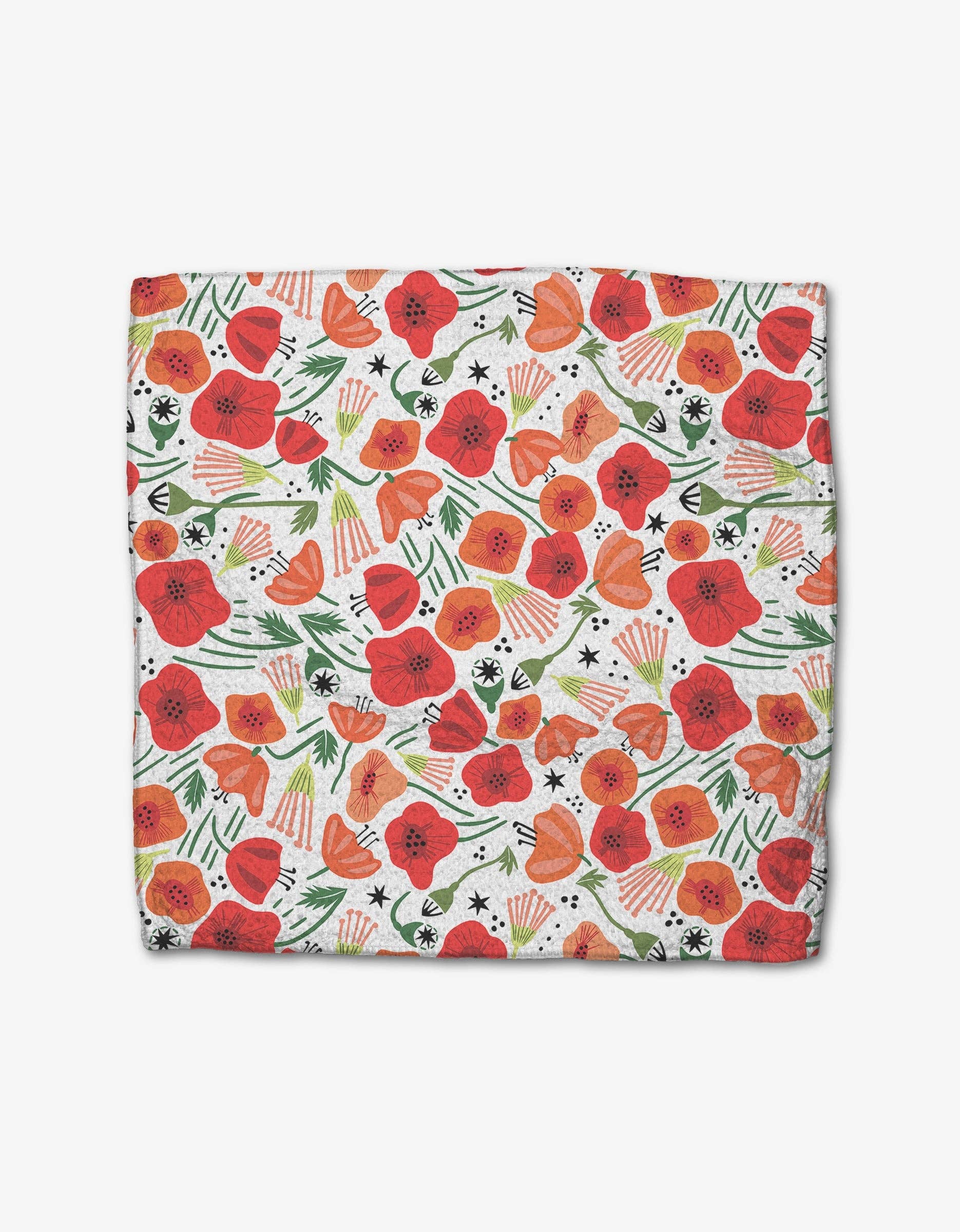 Geometry Poppy Power Dishcloth Set - Image 2