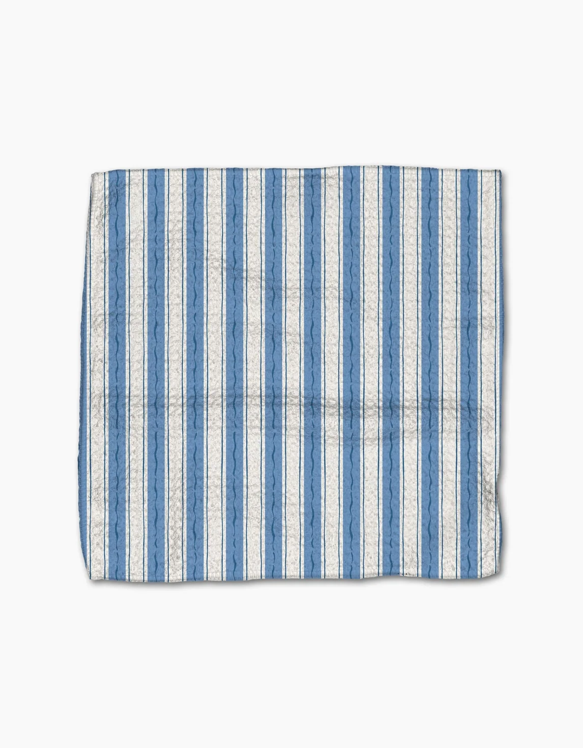 Geometry Sardine Check Blue Dishcloth S/3 - Image 4