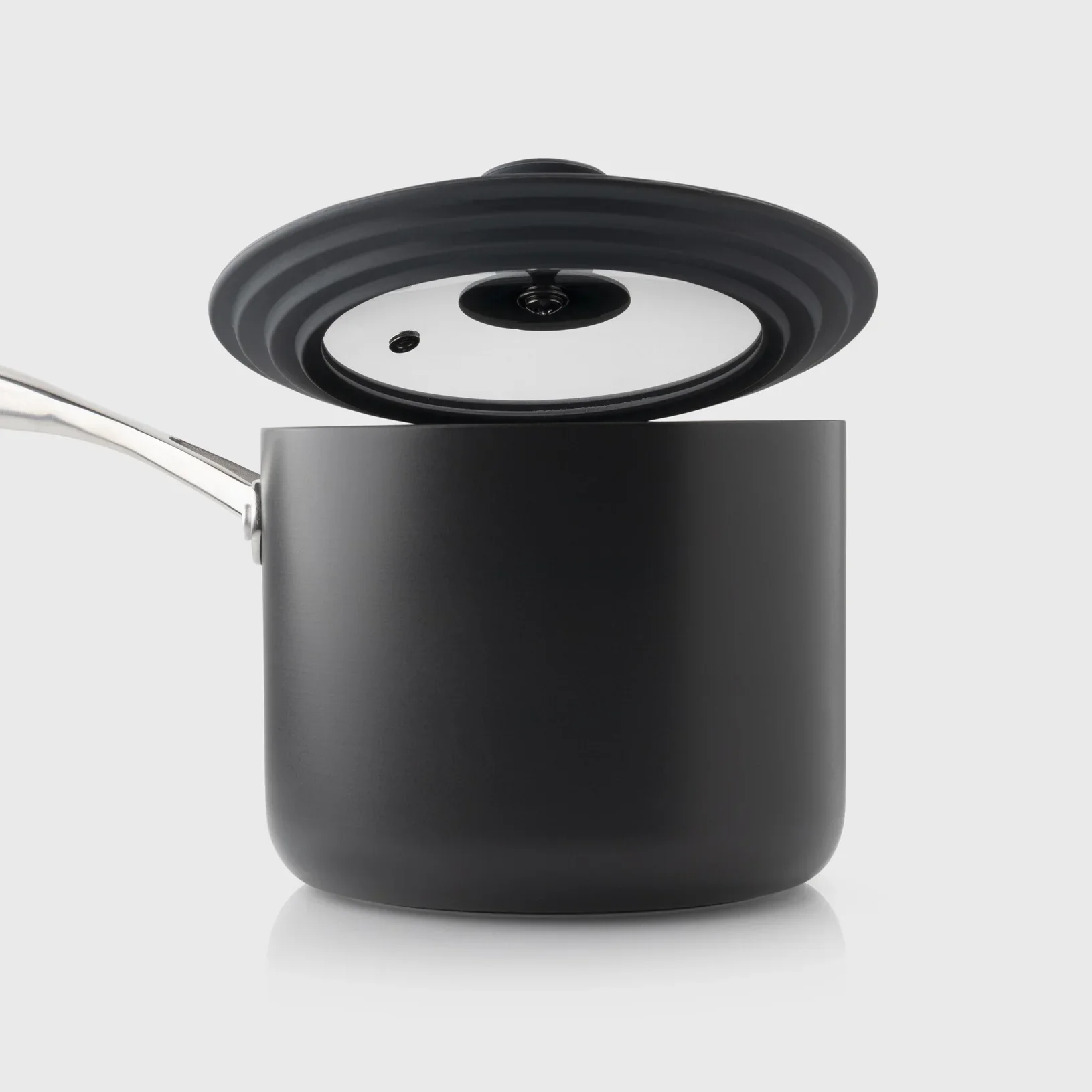 Glass Lid Universal 16/18/20cm Silicone Rim - Image 3