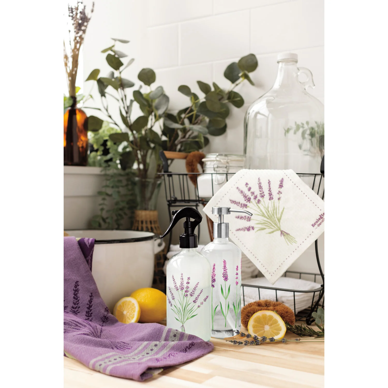 Glass Spray Bottle - Lavender - Image 2