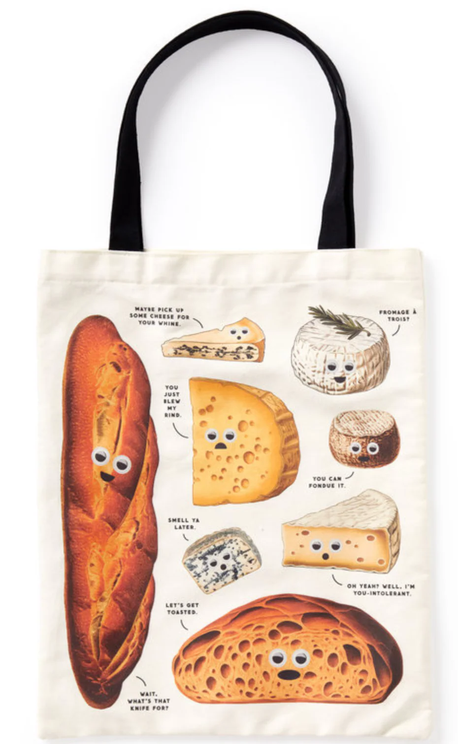 Googly Food Canvas Tote - Image 2