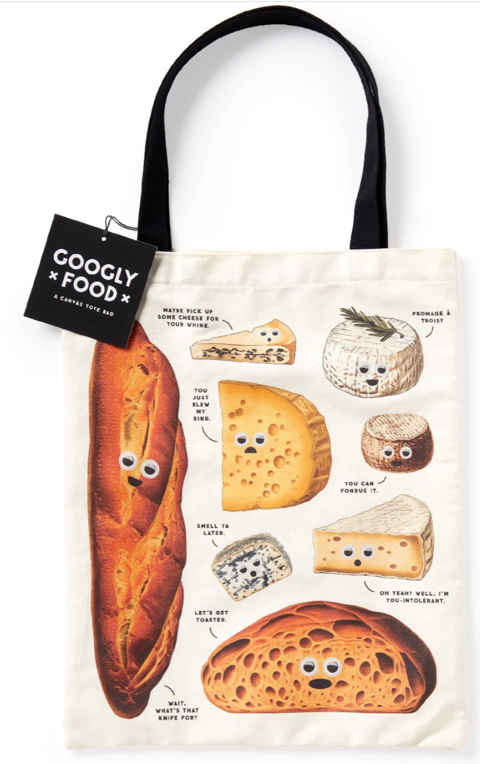 Googly Food Canvas Tote - Image 4