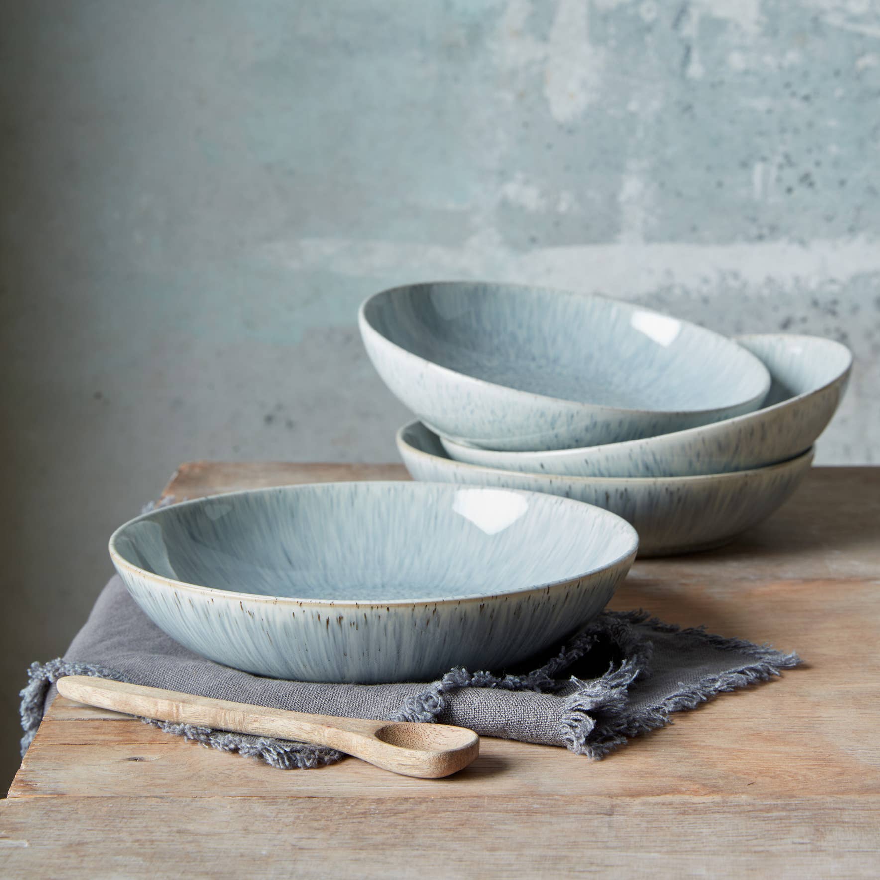 Denby Halo Speckle Pasta Bowl - Image 4
