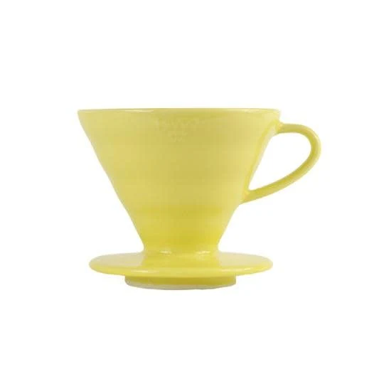 Hario V60-02 Ceramic Dripper - Lemon Yellow - Image 2