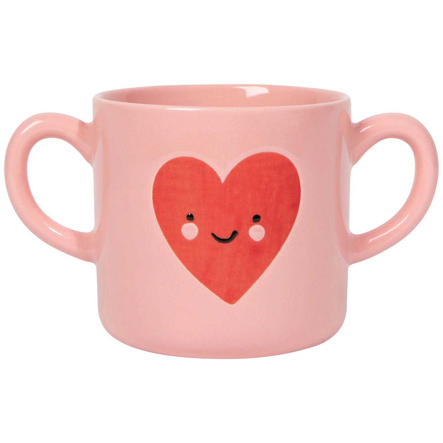 Heart to Heart Double-Handle Mug 12oz