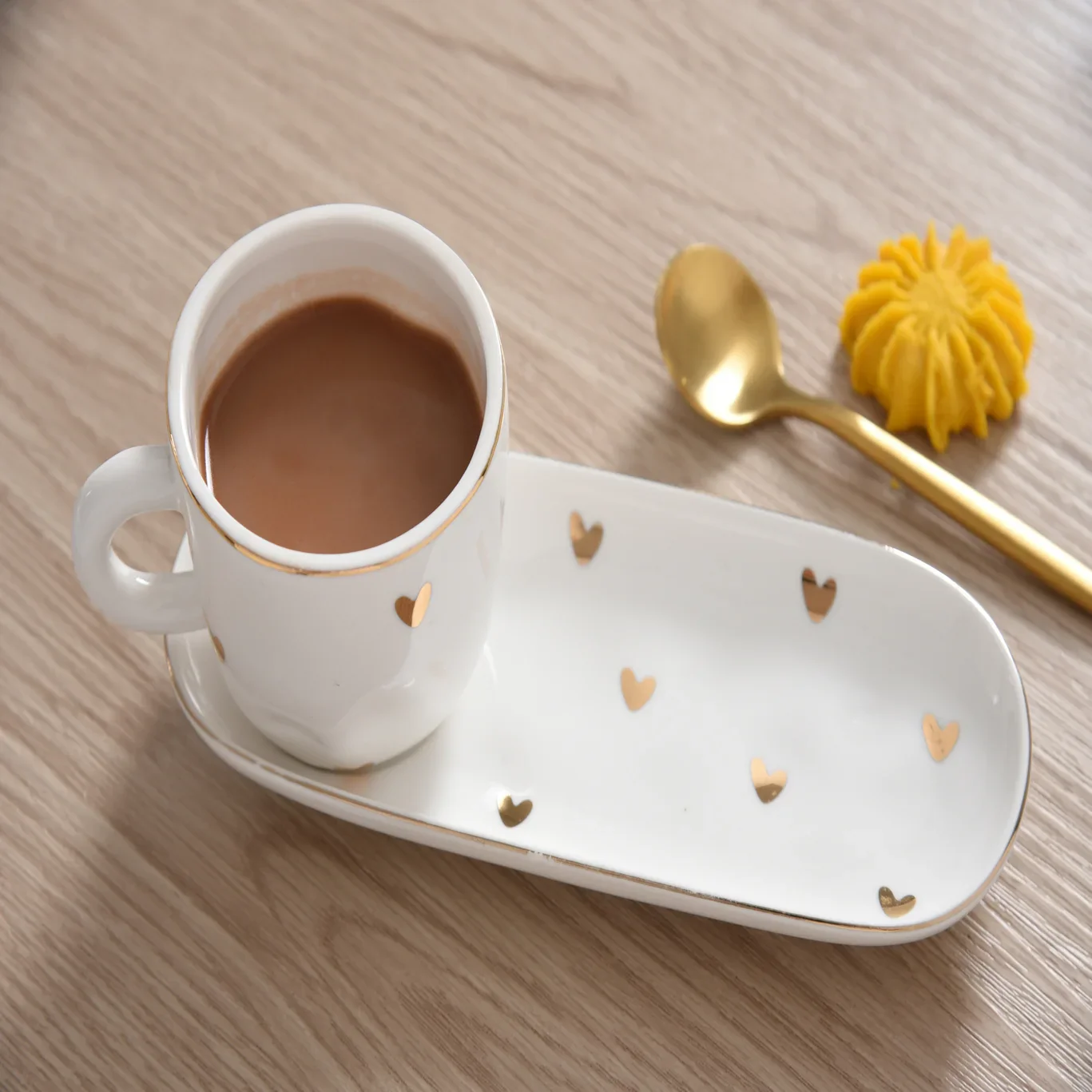 Heart to Heart Espresso Cup & Saucer x2 (40% off at checkout) - Image 2