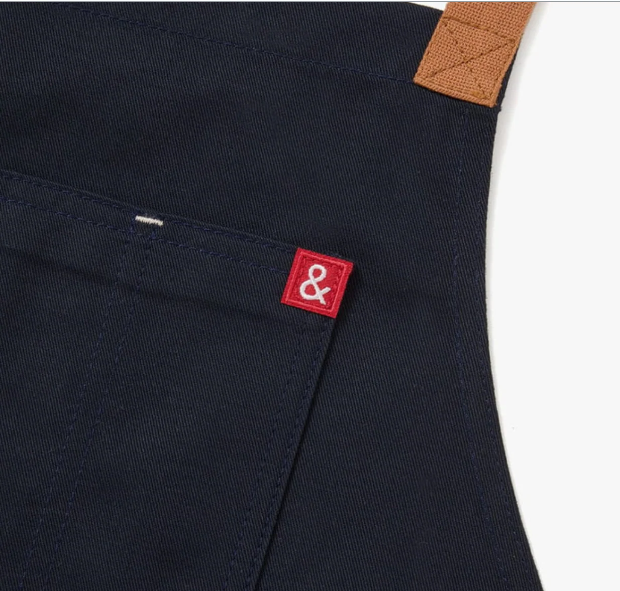 Hedley & Bennett The All Day Crossback Apron - Midnight Cider Blue - Image 2